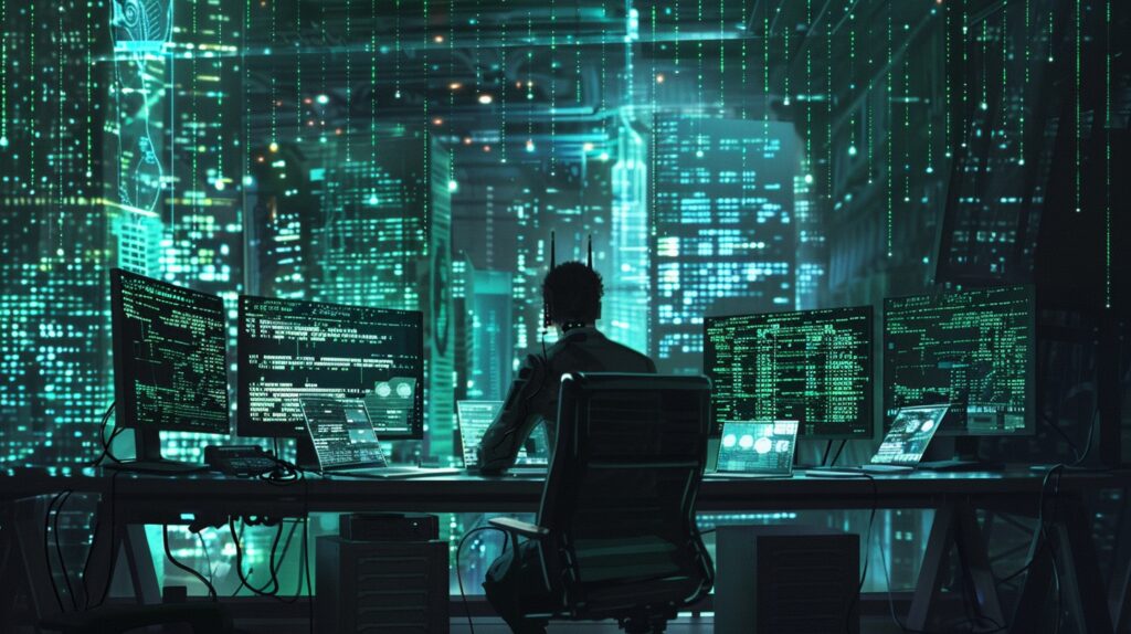 Home —pngtree—cyber security office discussing project 15514561